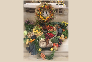 Erntedankaltar 2025 Pfarrkirche Neukirchen bei Bogen